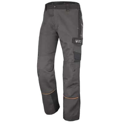 Charcoal gray work pants black cepovett safety KONEKT CLASS 2